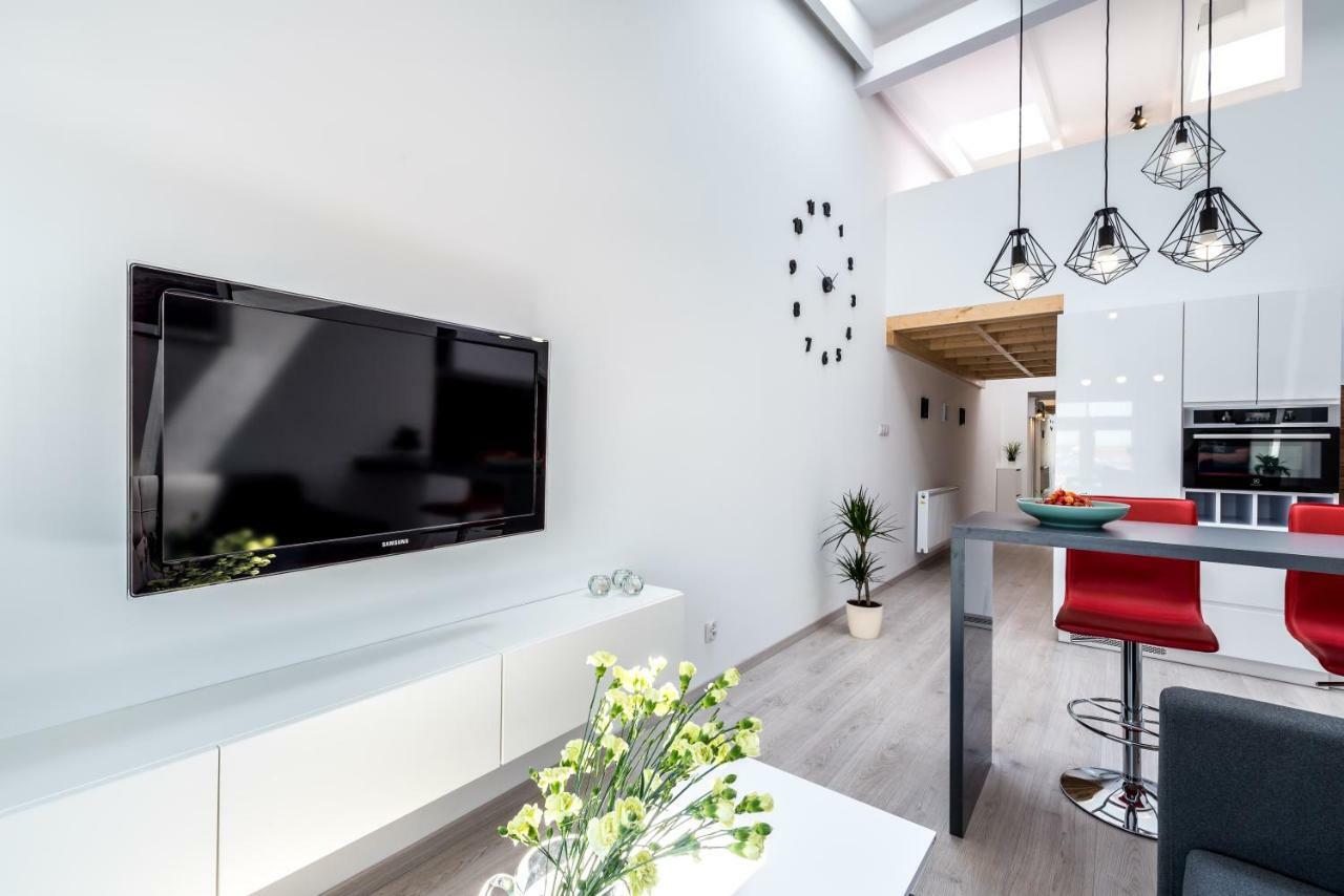 Ferienwohnung Panorama Twin Loft Superior Posen Exterior foto